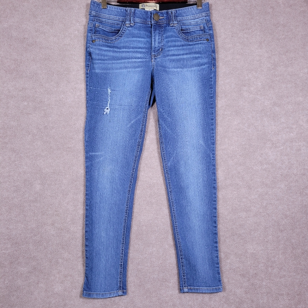 DEMOCRACY Jeans Womens 6 Skinny Stretch Waist Blue Designer Denim Casual
